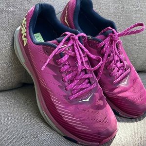 Hoka Womens Torrent 2 pink running shoes 8
